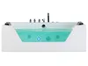 BELIANI Whirlpool-Badewanne Weiß 150 x 71 cm Sanitäracryl Produktbild-Vorschau 1