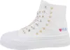 Ital-Design Damen Freizeitschuhe  Textiloptik Sneakers High Produktbild-Vorschau 1
