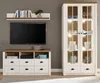 A living room setting with a TV stand and a display cabinet. Produktbild-Vorschau