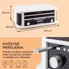 Auna - gramofon retro z głośnikiem, USB, 3 prędkości, AUX, Podgląd zdjęcia produktu 6