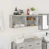 vidaXL Koupelnová nástěnná skříňka betonová šedá 100x25x40 Náhled obrázku produktu 2