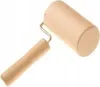 A wooden rolling pin with a metal handle on a white background. Anteprima dell’immagine prodotto