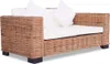 vidaXL Sofa-Set 15-tlg. Natur Rattan -  Sofas Produktbild-Vorschau 4