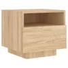 Comodino con luci LED Rovere Sonoma 40x39x37 cm Anteprima dell’immagine prodotto 5