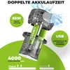 Qunature Pompa d'aria elettrica portatile con 3 ugelli, Anteprima dell’immagine prodotto 2