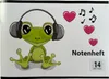 ADINA Notenheft A5 quer Lineatur 14 8 Blatt Produktbild-Vorschau 1