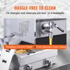 Close-up view of a commercial fryer, highlighting its ease of cleaning and specific features. Produktbild-Vorschau