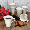 6x Ivory Kaffeebecher 220ml Porzellan-Tassen 6 Personen Tee Produktbild-Vorschau 3