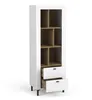 Regal Mossa Mo4 Bücherregal 60X194X40 Cm Mit 2 Schubladen Produktbild-Vorschau 2
