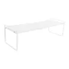 A white metal kitchen shelf on a white background. Náhled obrázku produktu