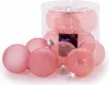 Weihnachtskugeln Glas 6cm x 6 Stück - Rosa transparent Produktbild-Vorschau 3