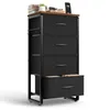 HOKEEPER Kommode, Sideboard mit 4 Stoffschubladen, Schmaler Produktbild-Vorschau 8