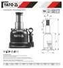 Yato YT-1713 Zvedák/podpěra vozidla Náhled obrázku produktu 14