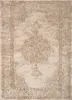 A top-down view of a vintage-style rug with an oriental pattern. Produktbild-Vorschau