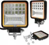 LED reflektor na auto s blikaním 10 - 60V 126W Náhľad obrázku produktu 1