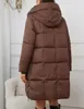 ASKSA Damen Wintermantel mit Kapuze Dick Warmer Steppmantel Produktbild-Vorschau 4
