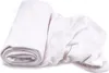 Pletená látka Minky s hladkým vzorem, bílá 50 x 160 cm Náhled obrázku produktu 1