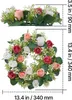 VEVOR Couronne de fleurs artificielles, 340x340x90 mm, Voir les images du produit 8