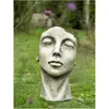 Büste Frau mittel aus Kunststein Neu Lizenzfigur Skulptur Produktbild-Vorschau 2