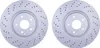 2 Bremsscheiben gelocht Ø 67 mm 30 mm HELLA passend für Produktbild-Vorschau 1