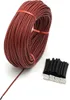 cavo di riscaldamento in fibra di carbonio φ3mm 12K 33Ω Anteprima dell’immagine prodotto 1