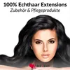 hair2heart Microring Extensions Echthaar glatt 2/0 Schwarz Produktbild-Vorschau 2