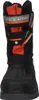 A single black and orange winter boot is shown from the front. Produktbild-Vorschau