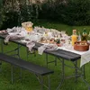 Sekey 180cm Bierzeltgarnitur 3-teilig Klappbar Campingtisch Produktbild-Vorschau 9