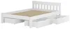 Doppelbett weiß Ehebett Kiefer Massivholzbett 160x200 Produktbild-Vorschau 10