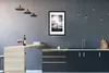 MuchoWow® Gerahmtes Poster Eiffelturm unter tobenden Wolken Produktbild-Vorschau 2