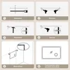 S'AFIELINA Miroir de salle de bain LED 80 x 60 cm Miroir Voir les images du produit 9