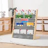 Kinder Bücherregal - Standregal mit 6 Ebenen - Offenes Holz Produktbild-Vorschau 6