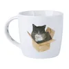 FELINE FRIENDS Hrnek 400 ml, Cat In A Box , porcelán, v Náhled obrázku produktu 2