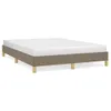 Bettgestell ohne Matratze Taupe 140x190 cm Stoff Produktbild-Vorschau 1