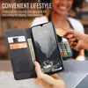 A person is using a phone case with card slots to pay for something at a terminal. Produktbild-Vorschau