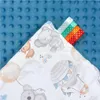 Balloon Friends & Denim Minky Neugeborene Decke 55x75cm Produktbild-Vorschau 4