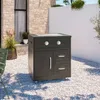 Cucina in metallo per esterni con lavello barbecue e Anteprima dell’immagine prodotto 3
