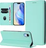 Litchi Leder Handyhülle für iPhone XR Wallet Kartenfächer Produktbild-Vorschau 3