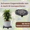 Pflanzenroller Rund Rollbrett Pflanzen Transportroller Produktbild-Vorschau 4