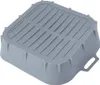 A gray silicone air fryer liner is shown from a slightly elevated angle against a white background. Náhľad obrázku produktu