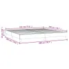 vidaXL Boxspringbett Dunkelgrün 200x200 cm Samt -  Betten & Produktbild-Vorschau 10