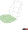 A diagram of a car seat cushion and backrest, with the cushion highlighted in green. Náhľad obrázku produktu