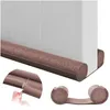 Türdichtung 90cm Braun, Zugluftstopper für Tür & Fenster, Produktbild-Vorschau 1