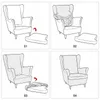 Ohrensessel Bezug Elastisch - Geometrische Muster - 2 Produktbild-Vorschau 11