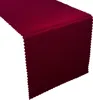 Bežec na stôl odolný proti škvrnám I Burgundsko 40x160 cm Náhľad obrázku produktu 1