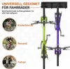 Sistema portabici da parete JustValue – 4 binari – 280 kg – Anteprima dell’immagine prodotto 8