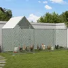 Poulailler métallique de 3x1x1,5 mètres - Toit en PE Voir les images du produit 12