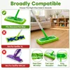 10 Mikrofasertücher für Swiffer Sweeper, waschbar, grün Productafbeelding-voorbeeld
