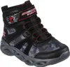 A single black high-top sneaker with red and white accents. Náhľad obrázku produktu