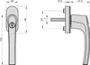 BASI - Fenstergriff - FG 503 - abschließbar - 8er Set - Produktbild-Vorschau 4